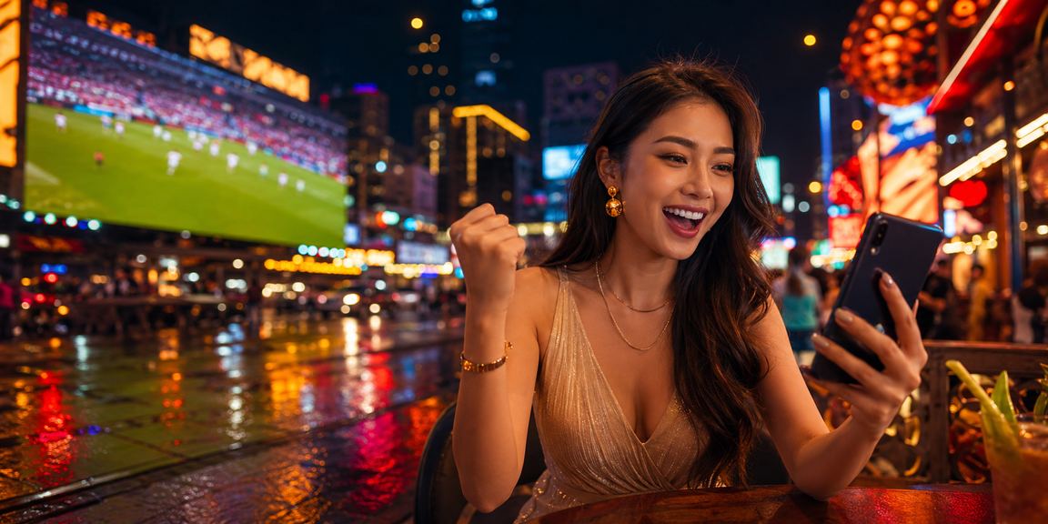 Pengguna Kuala Lumpur mengakses tip pertaruhan lune24 melalui telefon mudah alih