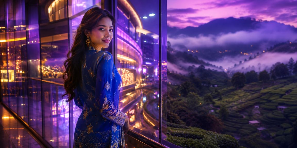 Pengguna Malaysia menggunakan aplikasi lune24 untuk mengakses bonus VIP melalui telefon pintar